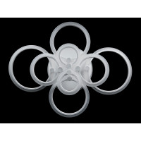 Люстра в зал или спальню светодиодная современная Splendid-Ray 2850126/8+A LED (WHITE) 