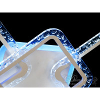 Cветодиодная люстра Diasha QX2516/8+1L WH LED 3color dimmer 