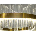 Кришталева світлодіодна люстра в кухню, в класичному стилі, 135 Вт Diasha 836/600BR