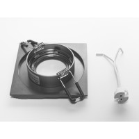 Гірмонійний, унікальний точковий світильник серія "Аluminium", чорного кольору Diasha QXL-1735-A1-DG