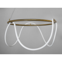 Світлодіодна люстра Ropelight бронза 48Вт для арт зони Diasha SY9752-D800GAB4100K