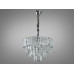 Люстра підвісна Diasha 327-400CH хром кришталева 5 ламп 40 см Diasha 327-400CH