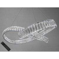 Гармонійна новинка, кришталева світлодіодна люстра, 180 Вт, хром Diasha 536/800CH