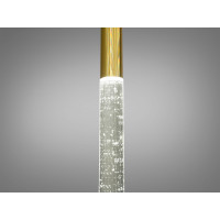 Сучасна світлодіодна люстра підвіс, 3W, золото Diasha 3007/1G