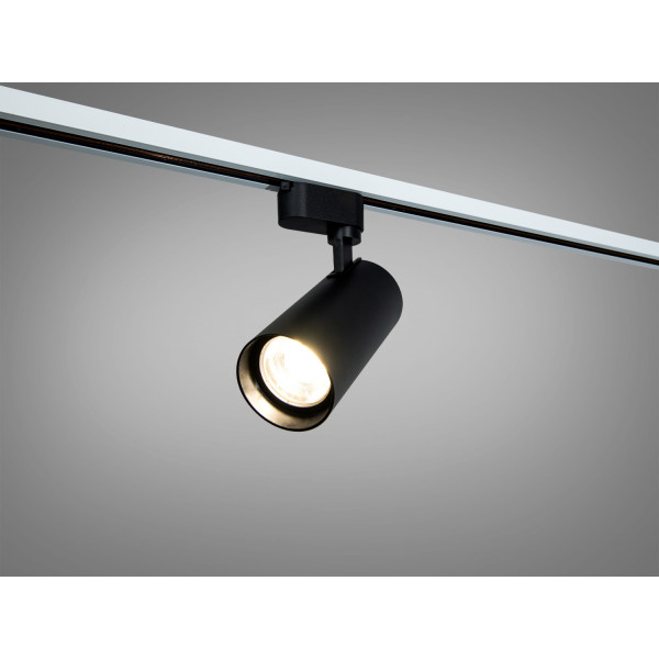 Поворотний трековий LED світильник 30 Вт чорний Diasha PPF-KJJ-30W-BK