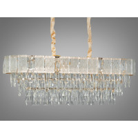 Хрустальная люстра 10 ламп, золото Diasha 327-850x300GD