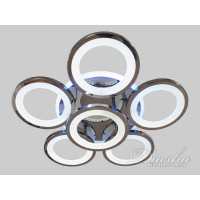 Люстра в зал гостинную с пультом 105W Diasha 5538/5+1 LED 3color dimmer