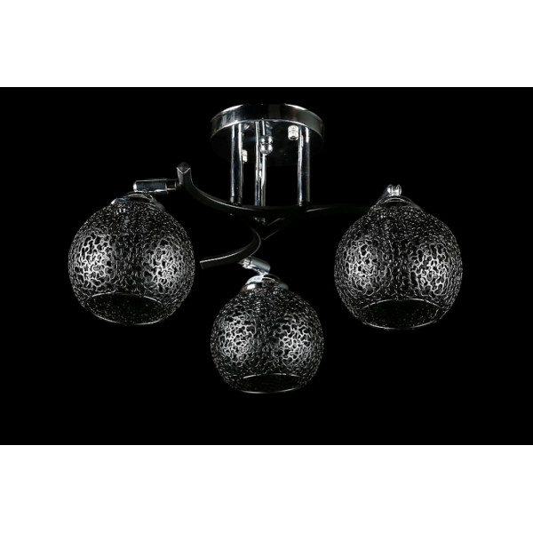 Люстра с плафонами  L06345/3 (CHROME+BLACK) Splendid-Ray
2590