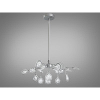 Декоративная люстра в спальню 18 лампочки Diasha 886-18CSL