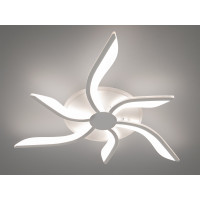 Стельова led люстра кільця з пультом, диммером, підсвіткою, 40W, біла Diasha 2480/3+3WHLED3colordimmer