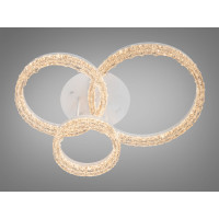 Стельова світлодіодна люстра біла 88 Вт Diasha MX78202/1+1+1WH