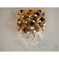 Бра с хрусталем Diasha QS6608B-2G