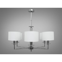 Люстра подвесная абажурная 6 ламп Diasha 1015/6HR