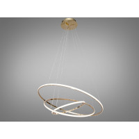 Люстра светодиодная декоративная кольца  Diasha MD9079-3AG-800+600+400 dimmer 