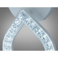 Стельова LED люстра MX4773 білий 45W три плафони акриловий розсіювач Diasha MX4773/3SWH