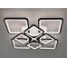 Стельова світлодіодна люстра смарт світильник з пультом, 155W Diasha H8060/4+4BKLED3colordimmer