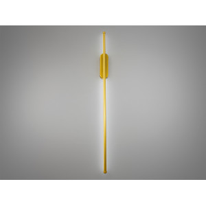 Модне світлодіодне лінійне бра, 18 Вт, золото Diasha 7099/800G