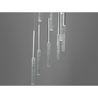 Вишукана каскадна світлодіодна люстра підвіс, 24W, хром Diasha 3007/8HR