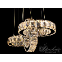Хрустальная люстра кольца Diasha 729 dimmer 