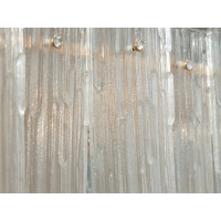 Делікатна підвісна кришталева люстра овальної форми, 10 ламп, золото Diasha 328-800x350GD