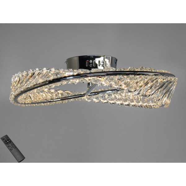 Вишукана світлодіодна люстра із кришталю , 72 Вт, золото Diasha 562/500CH