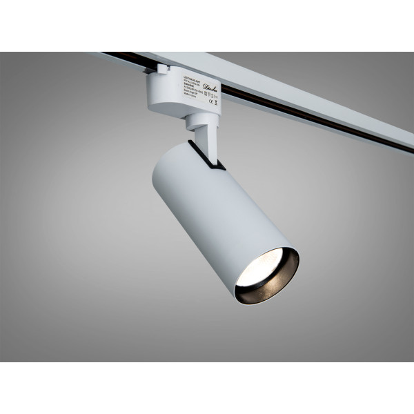 Поворотний трековий LED світильник 30 Вт чорний Diasha PPF-KJJ-20W-WH