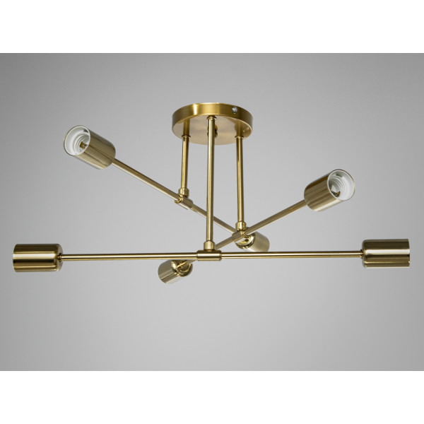 Люстра у стилі Loft на 6 ламп Diasha XL2039-6GD