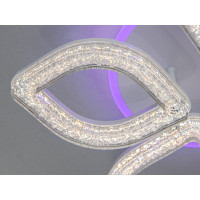 Стельова LED люстра біла 55 Вт пульт димер Diasha 2599/2+2WHLED3colordimmer