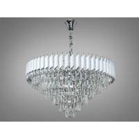 Хрустальная люстра 18 ламп Diasha 9001-800WH+CH