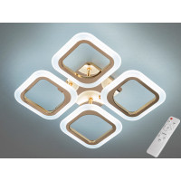 Світлодіодна пристельова люстра з регулюванням яскравості, 40W, золото Diasha AS8060/4G