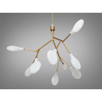 Люстра підвіс Diasha серія Світлячок золото 9 ламп Diasha HXD8048/9GD
