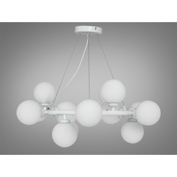 Підвісний світильник Diasha LQ7063-15WH білий матовий скляний Diasha LQ7063/15WH Підвісний світильник Diasha LQ7063-15WH білий матовий скляний Diasha LQ7063/15WH