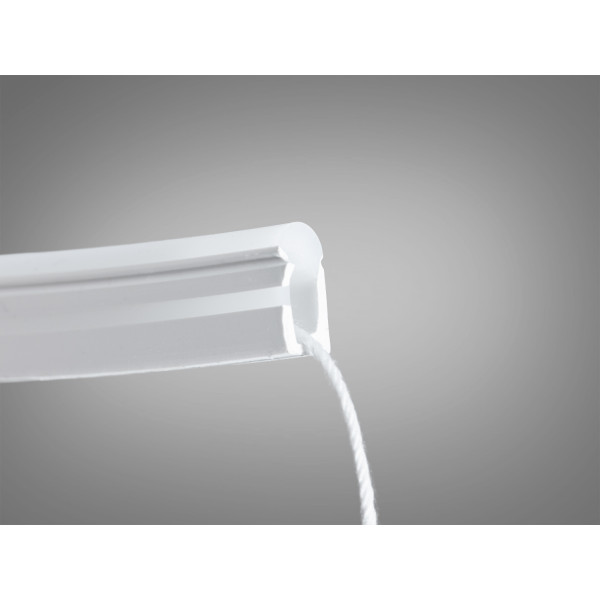 Силіконовий гнучкий профіль 0613 білий IP67 6x13мм Diasha PLS-0613