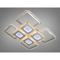 Светодиодная люстра светильник с пультом и подсветкой Diasha MX2805/4+4HR