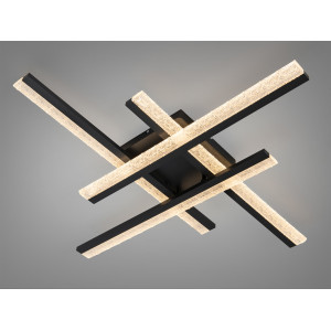 Стельова LED люстра Diasha MX3068 57W чорний акрилові розсіювачі сучасний дизайн Diasha MX3068/4BK