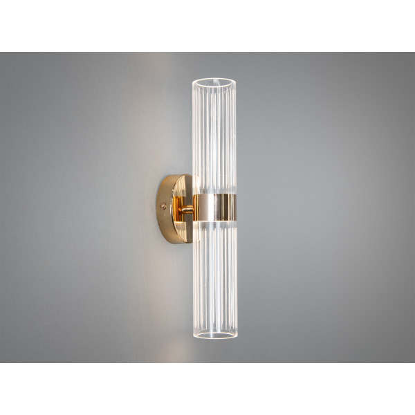 Вишукане світлодіодне бра, 12W, золото Diasha Q2/2GD Вишукане світлодіодне бра, 12W, золото Diasha Q2/2GD