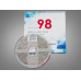LED стрічка 24В, 140 діодів на метр, 8мм, холодний Diasha P24-2835-140-CW-20-8