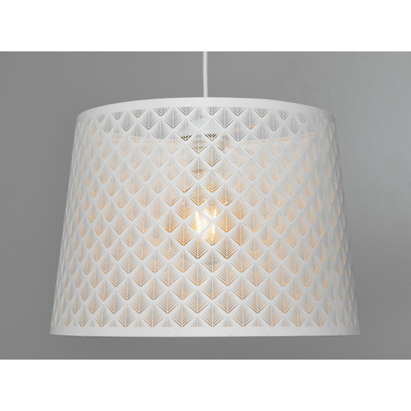 Тематичний світильник підвіс для кухні в стилі Лофт "Геометрія", білий Diasha 8393-1WH