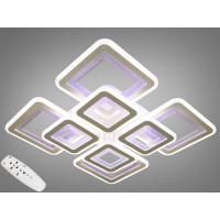 Стельова світлодіодна люстра з диммером 160W Diasha N3001/4+4WHLED3colordimmer