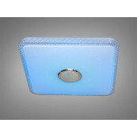 Смарт LED люстра біла 80 Вт RGB з Bluetooth Diasha DB-8501C/500x500RGB+MP3