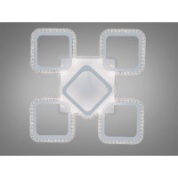 Стельова LED люстра біла 70W пульт димер 5 модулів Diasha AS8170/4+1WHLED3colordimmer