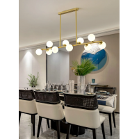 Люстра потолочная в современном стиле Levistella 761J2023-8 BRONZE+WH