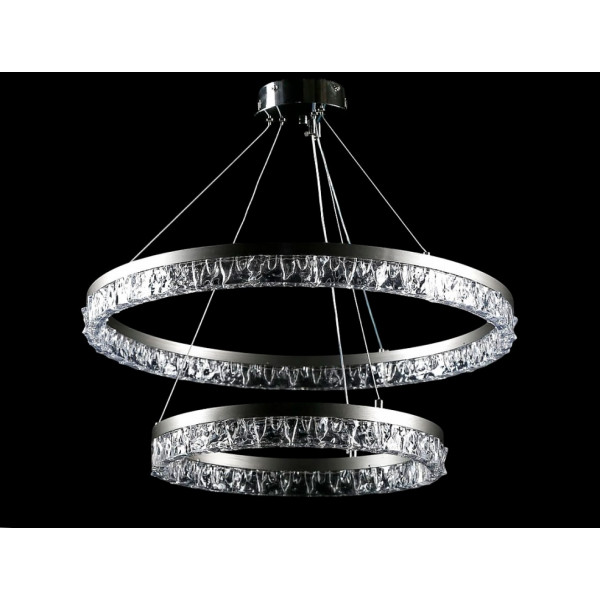 Светодиодная люстра L133/600+400/2 LED (CH) Splendid-Ray
308032