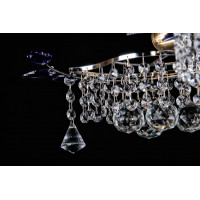 Люстры потолочные с хрустальными камушками Splendid-Ray 998219 (CR+BL)