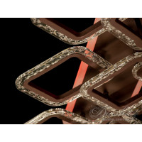 Потолочная светодиодная люстра квадраты с пультом и ночником Diasha QX2516/3+3+3S CF LED 3color dimmer 