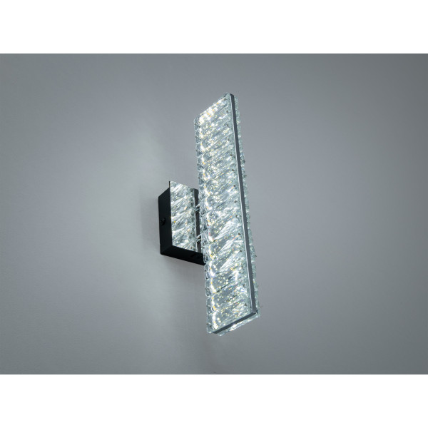 Бра настінне LED кришталеве хром 8 Вт Diasha D88010/B-320CH