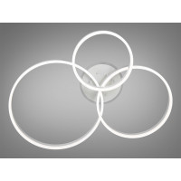 Пристельова світлодіодна люстра з пультом, дімером, 120Вт, біла Diasha 8174/345WHLED3colordimmer