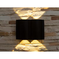 Уличное лед бра подсветка Diasha HS8164-4W-BK