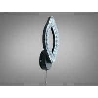 LED настінне бра чорне 17 Вт CCT ланцюжок Diasha MX4773/1BK