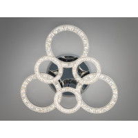 Світлодіодна стельова люстра Diasha 2203 хром LED з пультом Diasha 2203/3+3HRLED3colordimmer